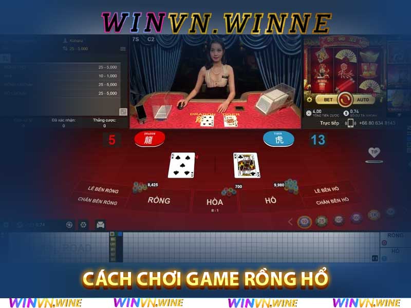 cách chơi game rồng hổ tại Winvn