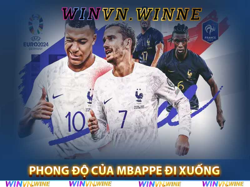 phong độ của mbappe đi xuống